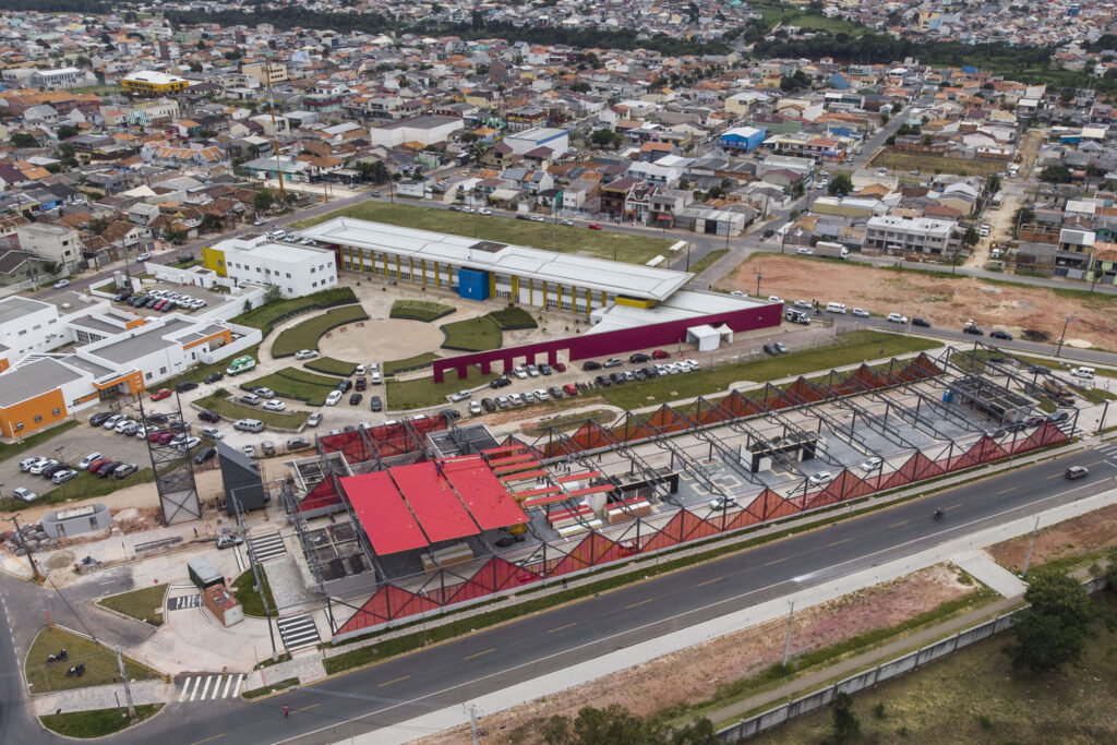 Obras do Terminal do Tatuquara. Curitiba, 13/04/2021. Foto: Pedro Ribas/SMCS Obras do Terminal do Tatuquara. Curitiba, 13/04/2021. Foto: Pedro Ribas/SMCS