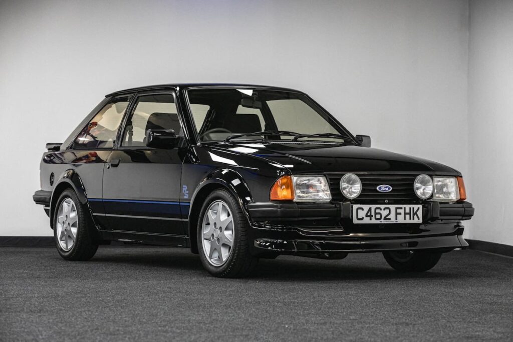 Ford Escort RS Turbo S1 da princesa Diana vai a leilão