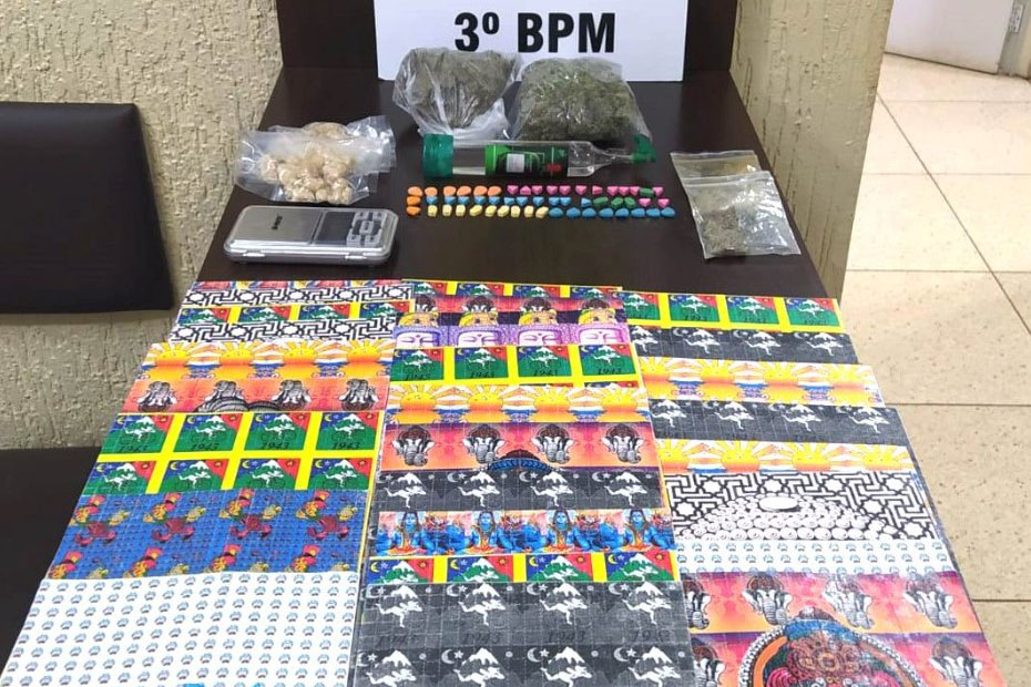 PM apreende R$ 280 mil em drogas sintéticas e maconha em Pato Branco –