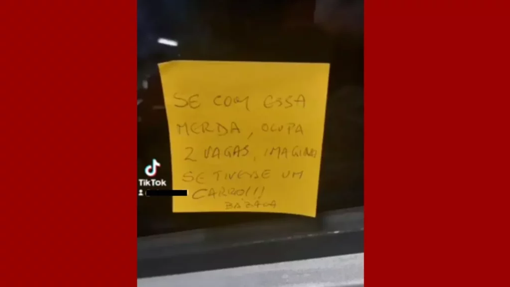bilhete-carro-estacionado-duas-vagas bilhete carro estacionado duas vagas