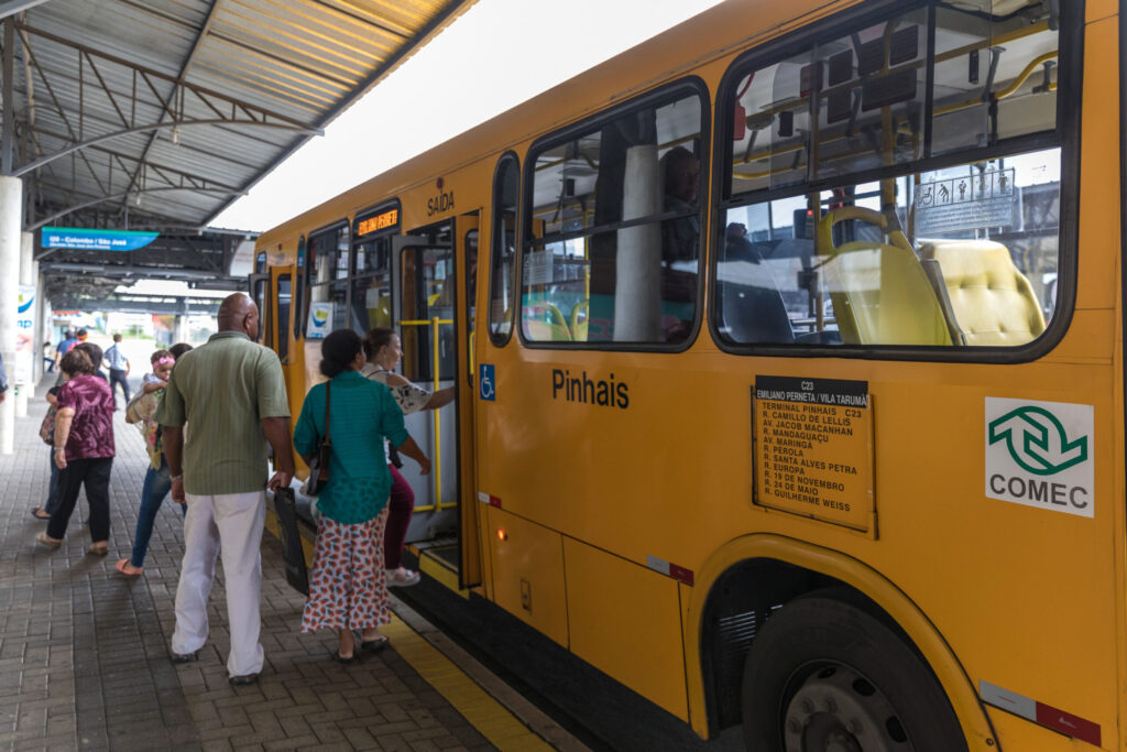 Terminal de Ônibus de Pinhais. 15/03/2019
Foto: Maurilio Cheli