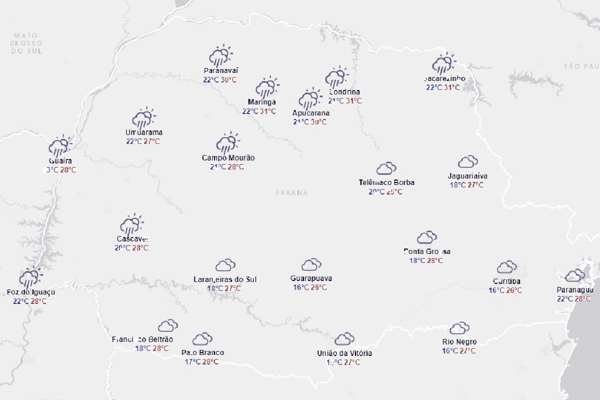 frente-fria-parana-chuvas