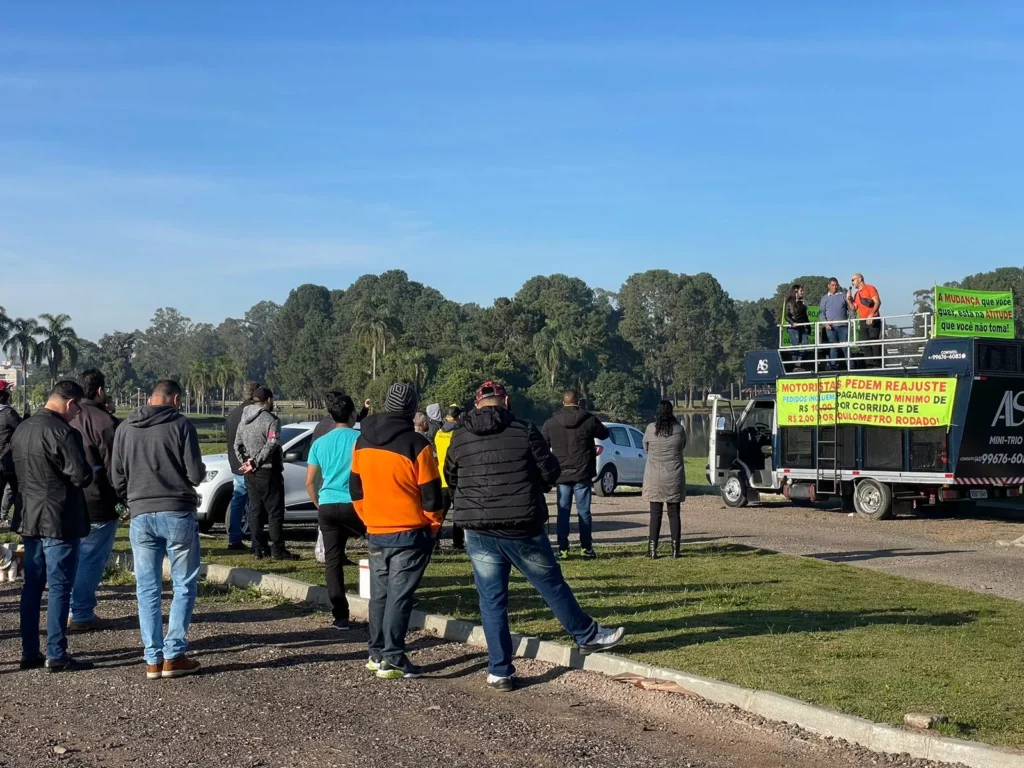 greve motoristas aplicativo curitiba