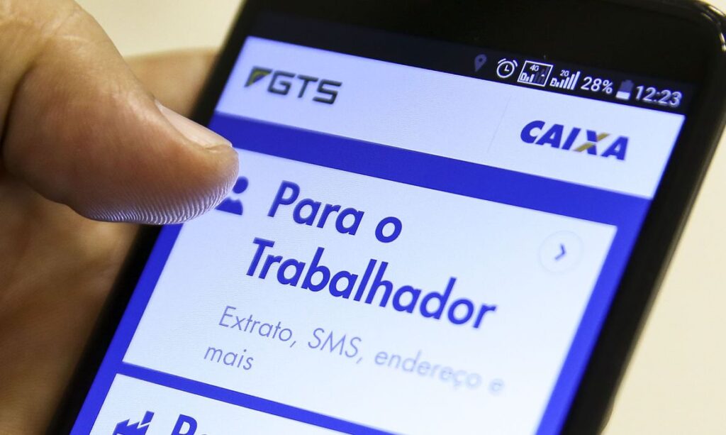 Aplicativo Caixa Econômica Federal- FGTS.