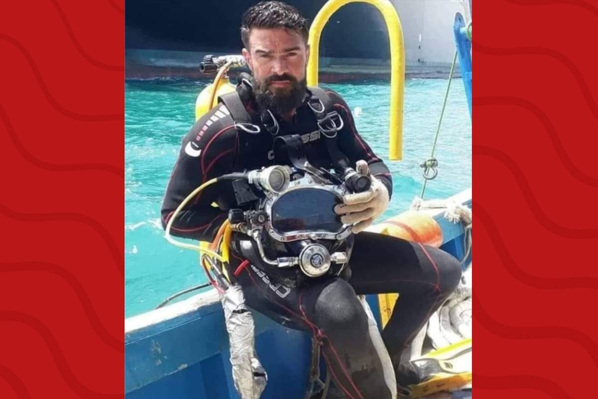Mergulhador morre durante serviço de explosão de rochas