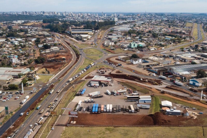 CASCAVEL – Trevo Cataratas  – Foto: DER