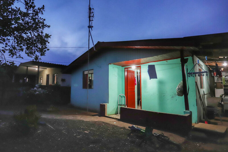 Programa Luz Fraterna, em Pudentópolis  –  Foto: José Fernando Ogura/AEN