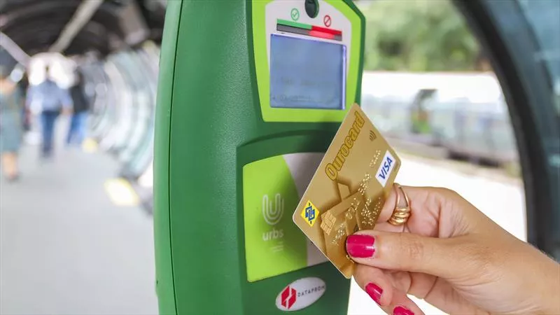pagamento passagem onibus curitiba