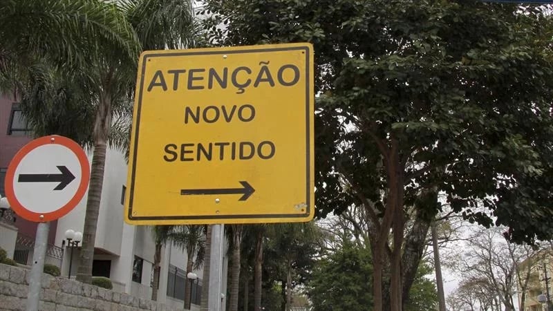 ruas curitiba mudança sentido bairro são lourenço