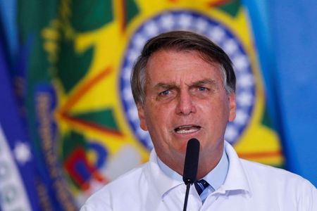 Presidente Jair Bolsonaro durante cerimônia no Palácio do Planalto