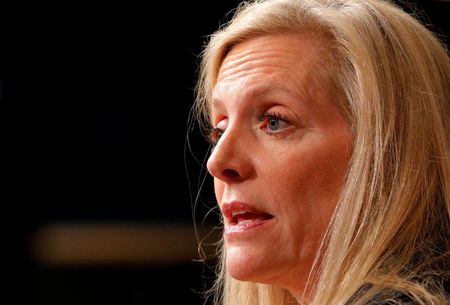 Lael Brainard fala em Harvard, Cambridge (EUA) Lael Brainard fala em Harvard, Cambridge (EUA)