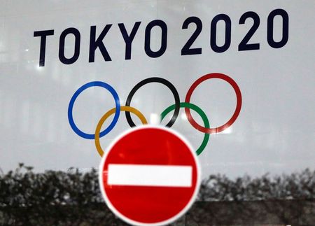 Logo da Olimpíada Tóquio-2020 em Tóquio Logo da Olimpíada Tóquio-2020 em Tóquio