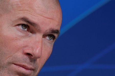 Técnico Zinedine Zidane, do Real Madrid Técnico Zinedine Zidane, do Real Madrid