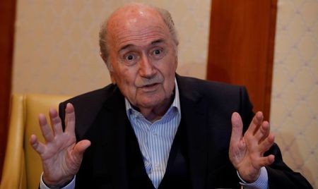 Ex-presidente da Fifa Joseph Blatter durante entrevista à Reuters em Zurique Ex-presidente da Fifa Joseph Blatter durante entrevista à Reuters em Zurique
