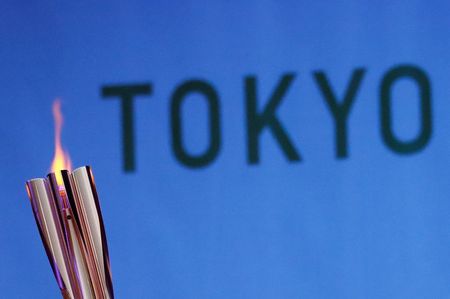 Tocha olímpica em Minamisoma, na região de Fukushima, no Japão Tocha olímpica em Minamisoma, na região de Fukushima, no Japão