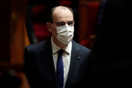 Primeiro-ministro da França, Jean Castex, na Assembleia Nacional em Paris Primeiro-ministro da França, Jean Castex, na Assembleia Nacional em Paris