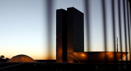 Vista externa do Congresso Nacional, em Brasília