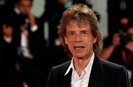Mick Jagger durante Festival de Cinema de Veneza Mick Jagger durante Festival de Cinema de Veneza