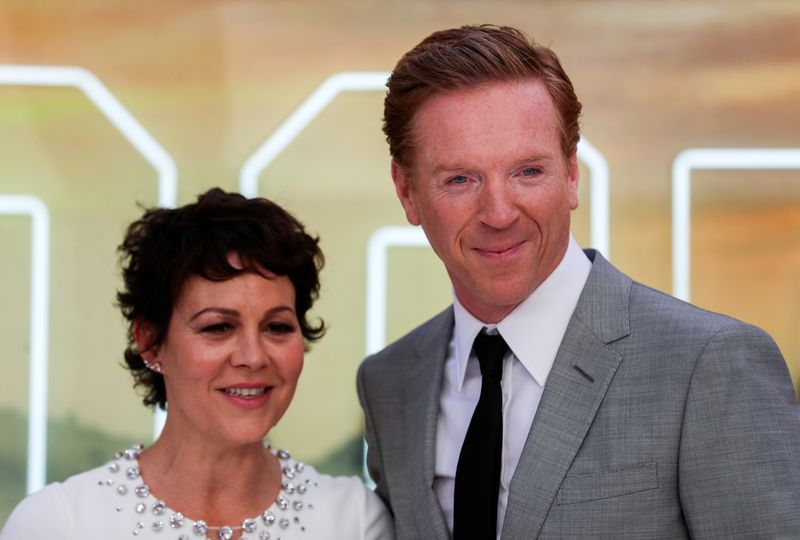 Atriz Helen McCrory e o marido, o ator Damina Lewis Atriz Helen McCrory e o marido, o ator Damina Lewis
