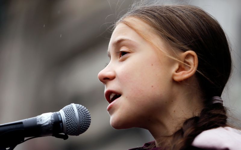Greta Thunberg em Lausanne
