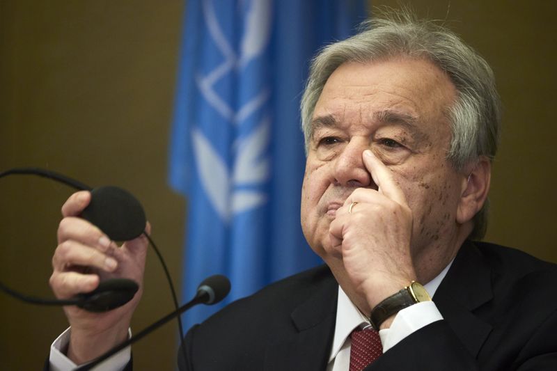 Secretário-geral da ONU, António Guterres, em Genebra