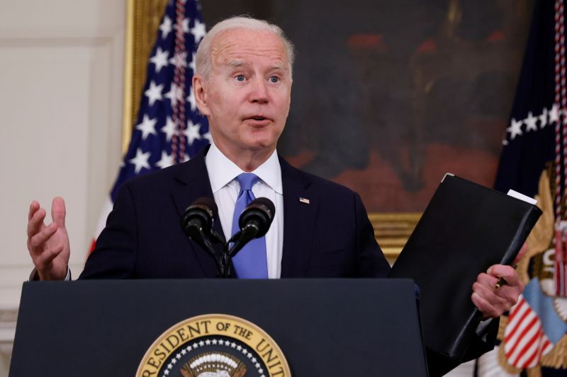 Presidente dos EUA, Joe Biden, em Washington
