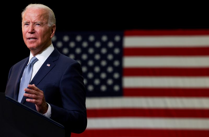 Presidente dos EUA, Joe Biden, discursa em Chicago