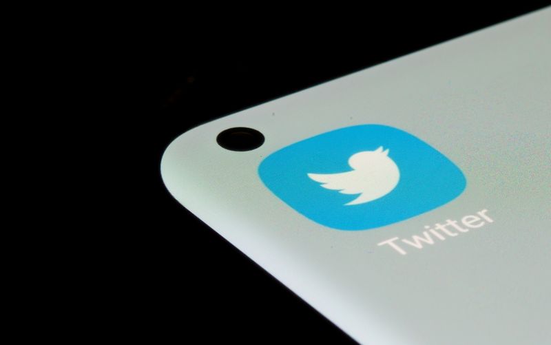 Ícone do aplicativo Twitter em smartphone