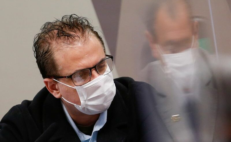 Representante da Davati Cristiano Carvalho presta depoimento na CPI da Covid