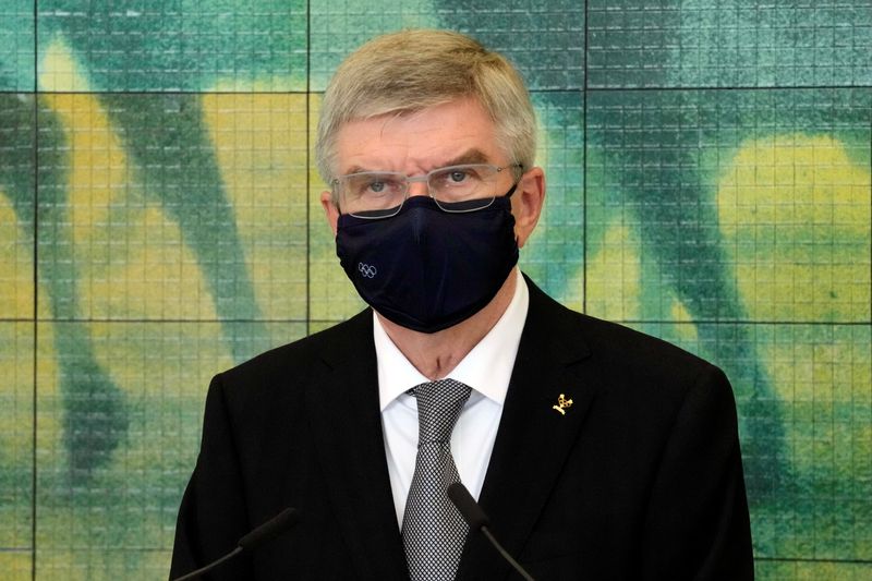 Presidente do Comitê Olímpico Internacional (COI), Thomas Bach, durante visita a Hiroshima, no Japão