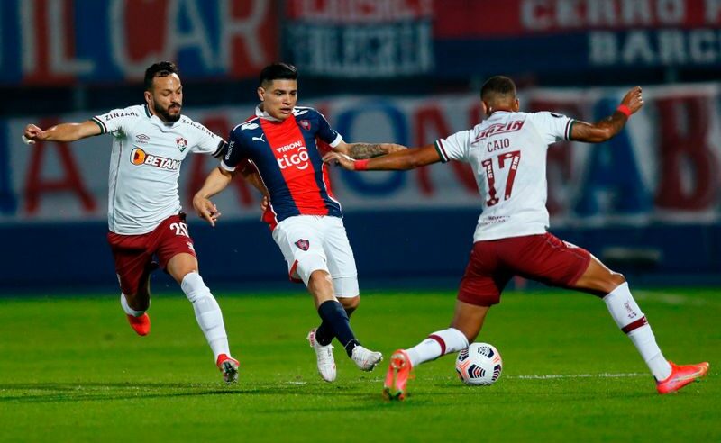 Partida entre Cerro Porteño e Fluminense pela Libertadores