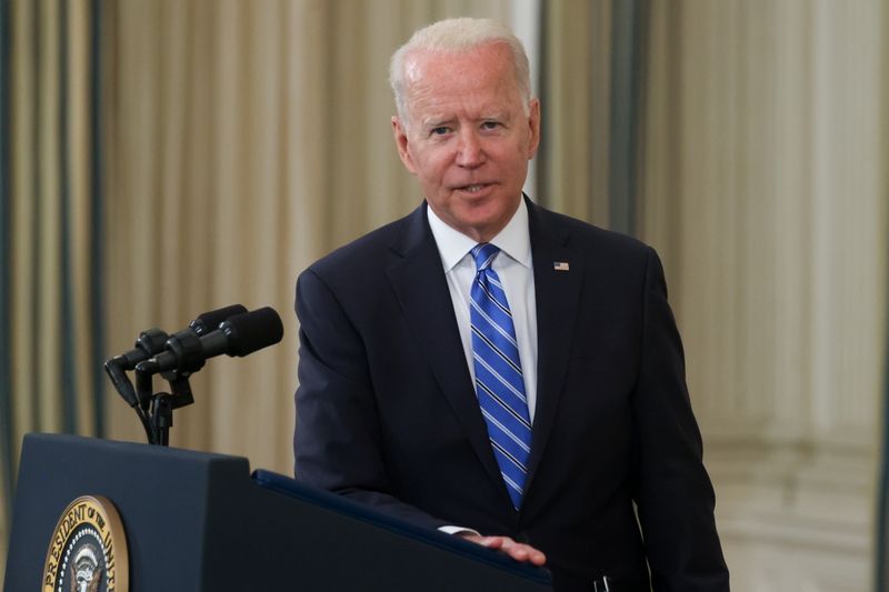 Presidente dos EUA, Joe Biden, discursa na Casa Branca