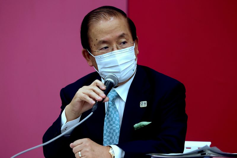 Presidente-executivo da Tóquio 2020, Toshiro Muto, durante entrevista coletiva em Tóquio