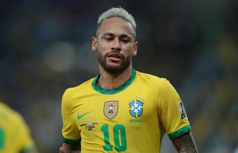 Neymar durante final da Copa América entre Brasil e Argentina