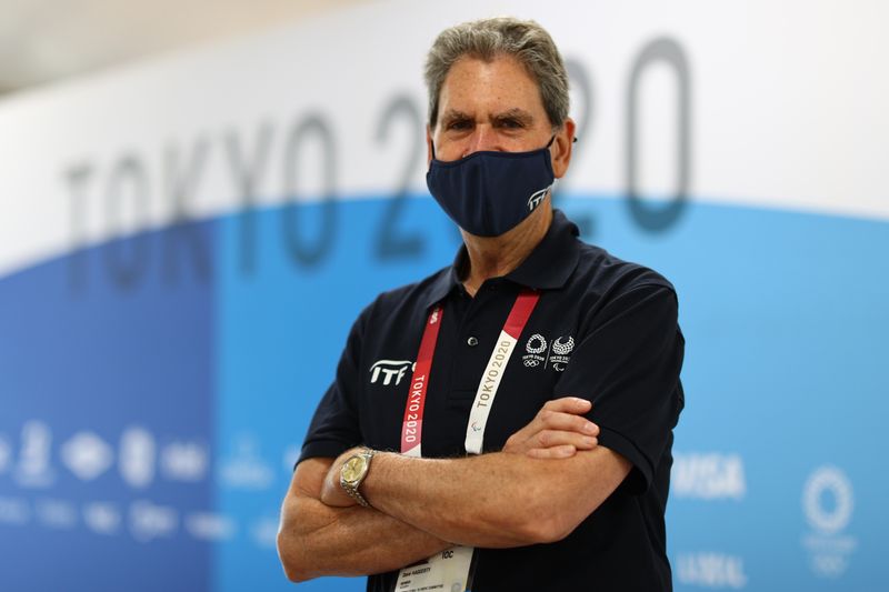 David Haggerty, presidente da Federação Internacional de Tênis
