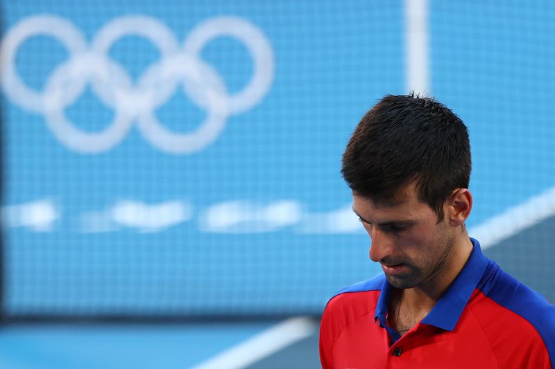 Djokovic lamenta derrota em Tóquio