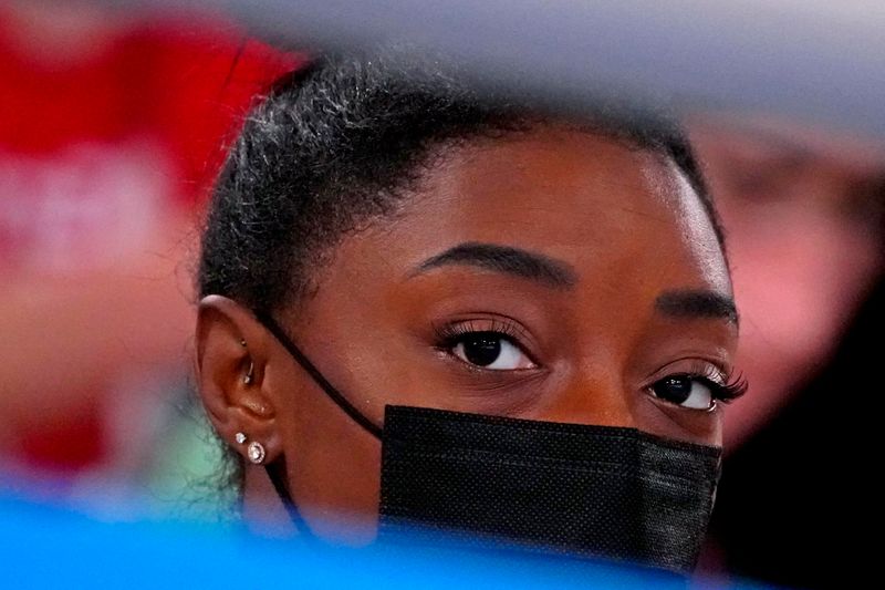 Simone Biles nos Jogos de Tóquio