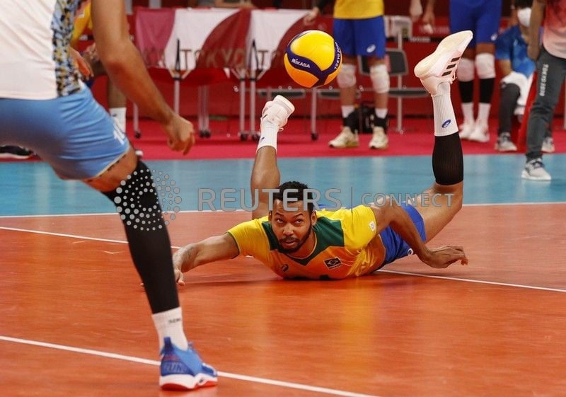 Brasil perde para a Argentina e fica em 4º lugar no vôlei