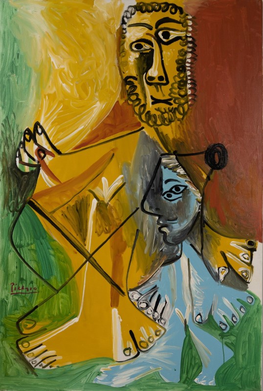 Quadro de Pablo Picasso “Homme et enfant”