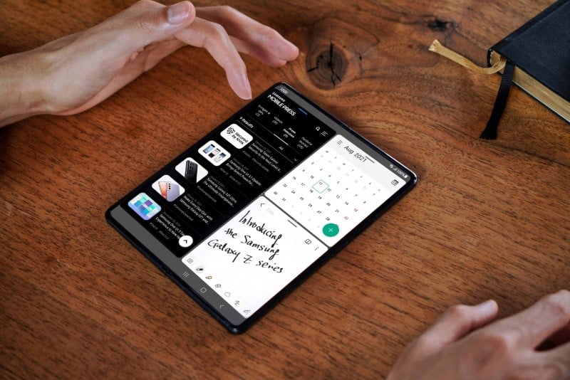 Celular Galaxy Z Fold3, da Samsung
