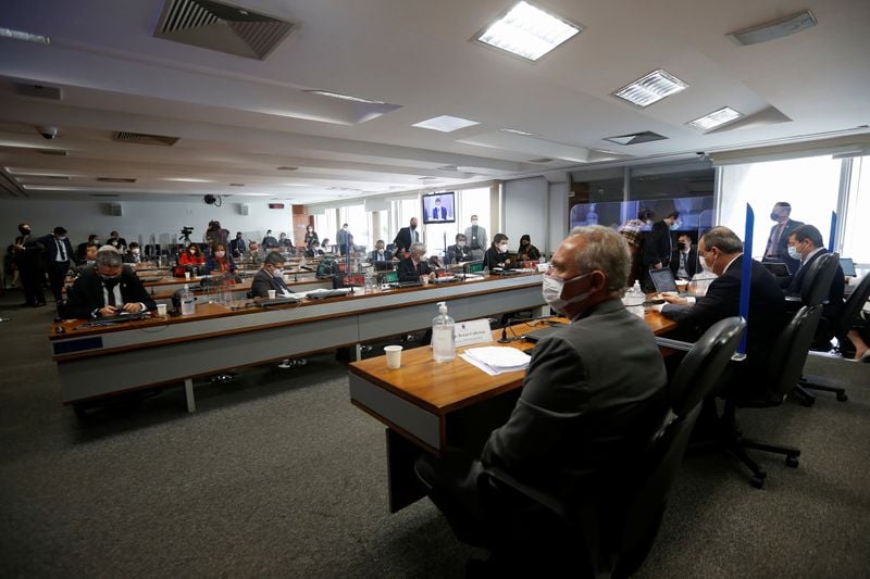 Reunião da CPI da Covid no Senado
