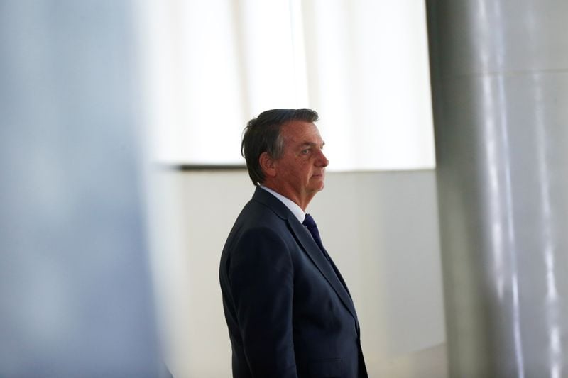 Presidente da República, Jair Bolsonaro, no Palácio do Planalto