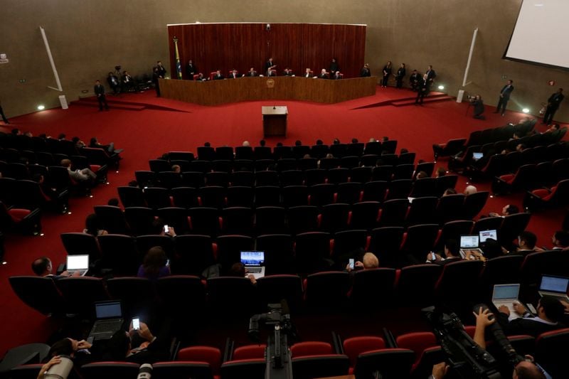 Plenário do Tribunal Superior Eleitoral em Brasília
