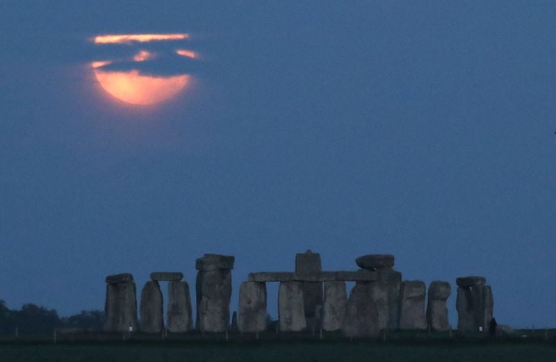 Monumentos pré-históricos de Stonehenge, no Reino Unido