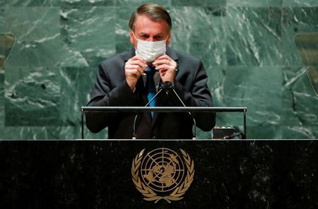 Presidente Jair Bolsonaro discursa na ONU