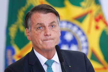 Presidente Jair Bolsonaro durante cerimônia no Palácio do Planalto