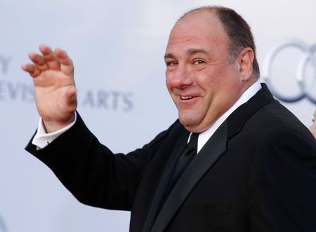 Ator James Gandolfoni em Los Angeles em 2011