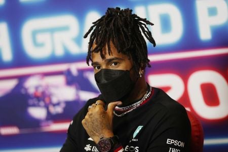 Lewis Hamilton durante o GP da Turquia de Fórmula 1