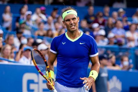 Rafael Nadal durante partida em Washington