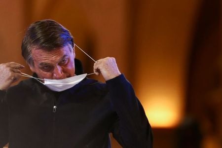 Presidente Jair Bolsonaro na Basílica de Nossa Senhora Aparecida